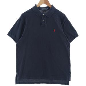 古着 ラルフローレン Ralph Lauren POLO RALPH LAUREN CUSTOM FIT 半袖 ポロシャツ メンズXL /eaa400404｜jamtrading1