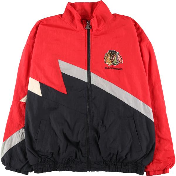 古着 90年代 スターター Starter NHL CHICAGO BLACKHAWKS シカゴブラ...