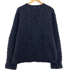 古着 ジェイクルー J.Crew HAND KNIT ハンドニット フィッシャーマン アランニットセ...