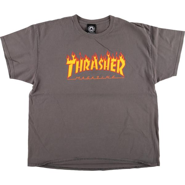 古着 スラッシャー THRASHER サーフ スケートTシャツ メンズXL相当 /eaa410158...