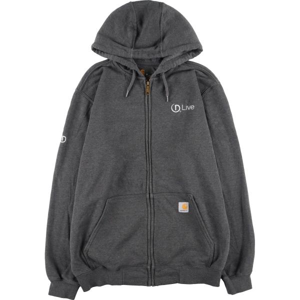 古着 カーハート Carhartt スウェットフルジップパーカー メンズM /eaa415708