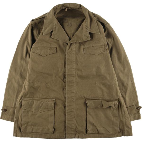 古着 50年代 フランス軍実品 M-47 前期タイプ ミリタリー フィールドジャケット メンズL ヴ...
