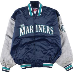 古着 スターター Starter MLB SEATTLE MARINERS シアトルマリナーズ ナイ...