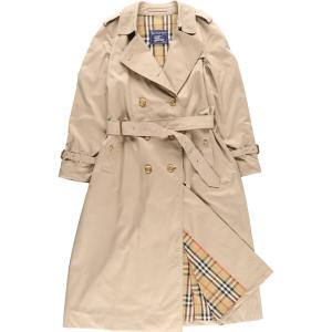 BURBERRY バーバリー モノトーン チェック柄 トレンチコート  
