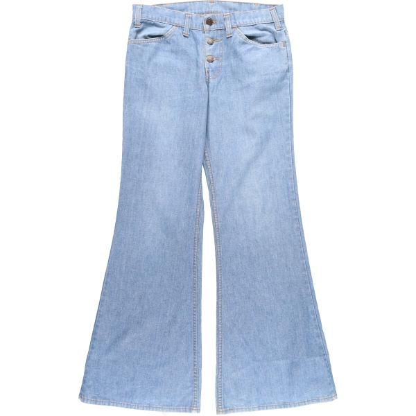 古着 70年代 リーバイス Levi&apos;s ベルボトム フレアパンツ レディースXL(w32) ヴィン...