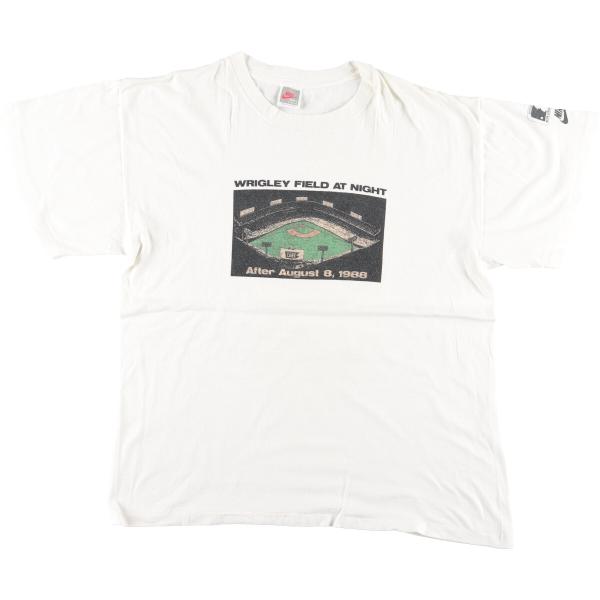 古着 90年代 ナイキ 銀タグ MLB CHICAGO CUBS シカゴカブス プリントTシャツ U...