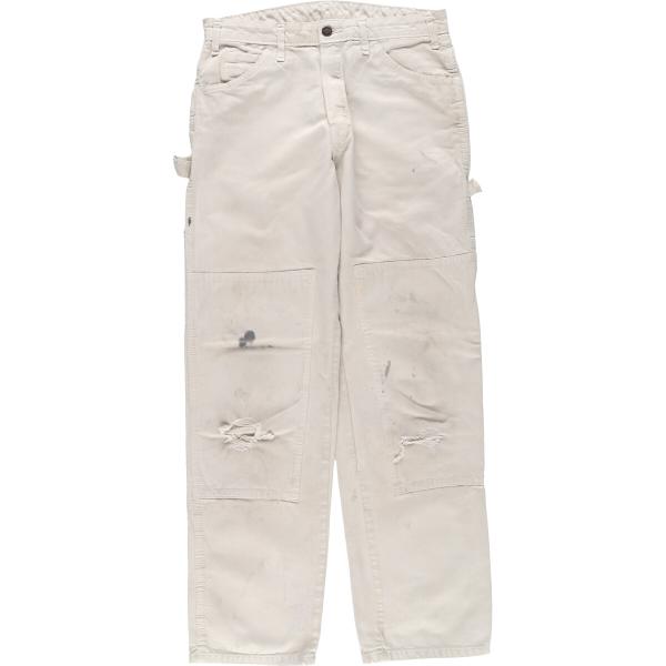 古着 ディッキーズ ダブルニー ペインターパンツ メンズw32 /eaa426814 Dickies