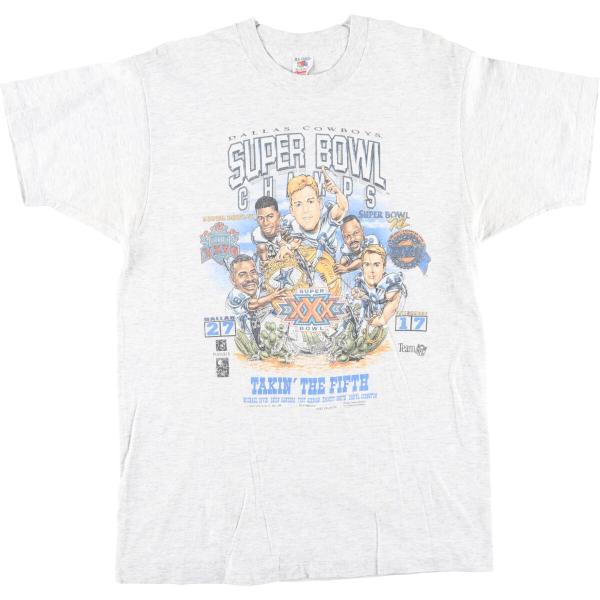 古着 90年代 FRUIT OF THE LOOM NFLダラスカウボーイズ SUPER BOWL ...