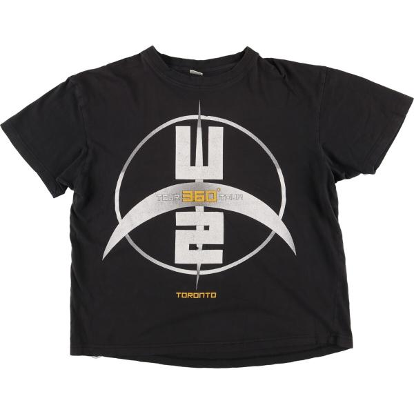 古着 U2 ユートゥー 両面プリント バンドTシャツ バンT メンズS  /eaa428114