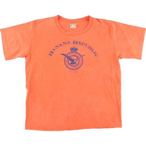 古着 90年代 バナナリパブリック BANANA REPUBLIC 半袖 ロゴTシャツ USA製 メ...