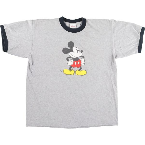 古着 ディズニーストア Disney store MICKEY MOUSE ミッキーマウス リンガー...