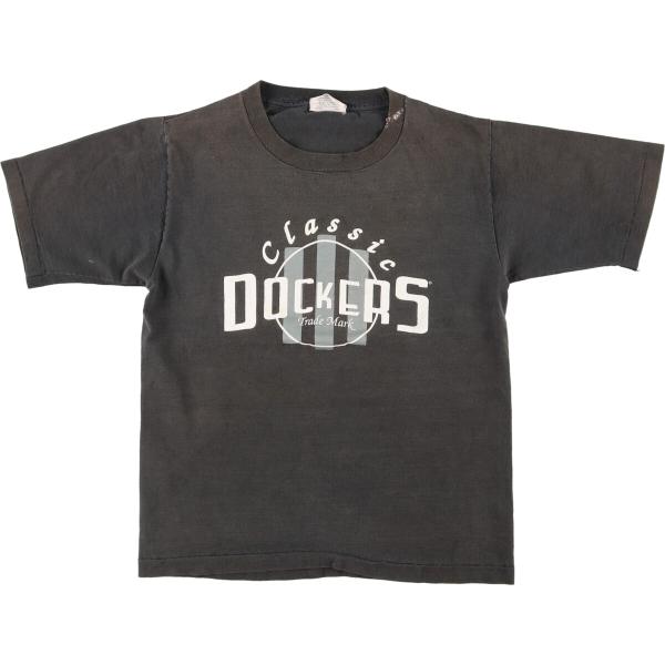 古着 90年代 DOCKERS プリントTシャツ USA製 メンズS ヴィンテージ /eaa4286...