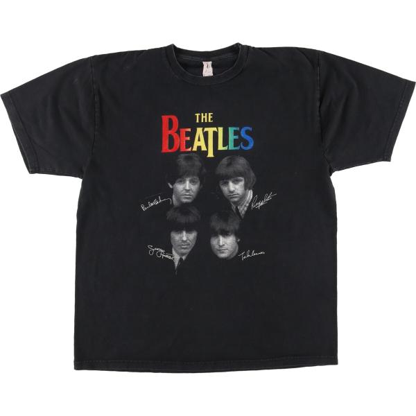 古着 ビートルズ SEL THE BEATLES ビートルズ バンドTシャツ バンT メンズXL /...