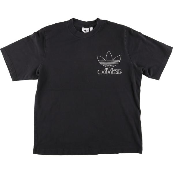 古着 アディダス adidas ORIGINALS オリジナルス ロゴプリントTシャツ メンズL /...