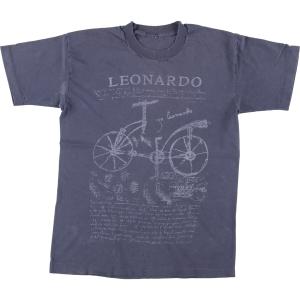 古着 Leonardo da Vinci　レオナルドダヴィンチ 偉人Tシャツ メンズM ヴィンテージ /eaa432422｜jamtrading1