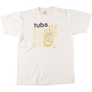 古着 90年代 ジャージーズ Jerzees tuba プリントTシャツ USA製 メンズL ヴィンテージ /eaa432632｜jamtrading1