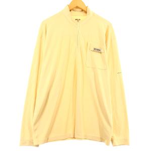 古着 コロンビア Columbia PFG フィッシング ハーフジップ ロングTシャツ ロンT メンズXL /eaa432748｜jamtrading1