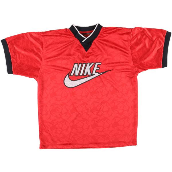 古着 90年代 ナイキ NIKE PREMIER プレミア Vネック ゲームシャツ サッカーシャツ ...