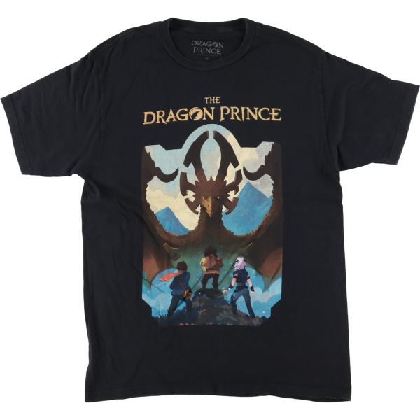 古着 THE DRAGON PRINCE ドラゴン王子 アニメ キャラクタープリントTシャツ メンズ...