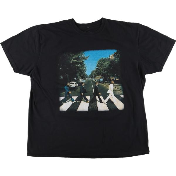 古着 THE BEATLES ビートルズ 両面プリント バンドTシャツ バンT メンズXL /eaa...