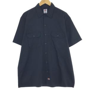 古着 ディッキーズ Dickies 半袖 ワークシャツ メンズL /eaa436701｜jamtrading1