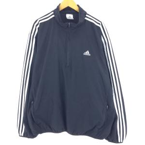 古着 00年代 アディダス adidas ハーフジップ ウォームアッププルオーバー メンズXXL /eaa440182｜jamtrading1