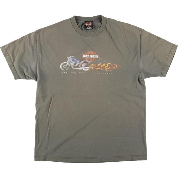 古着 00年代 ハーレーダビッドソン Harley-Davidson モーターサイクル バイクTシャ...