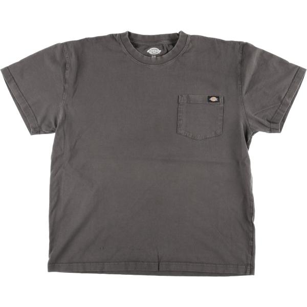 古着 ディッキーズ Dickies 半袖 ワンポイントロゴポケットTシャツ メンズL /eaa441...