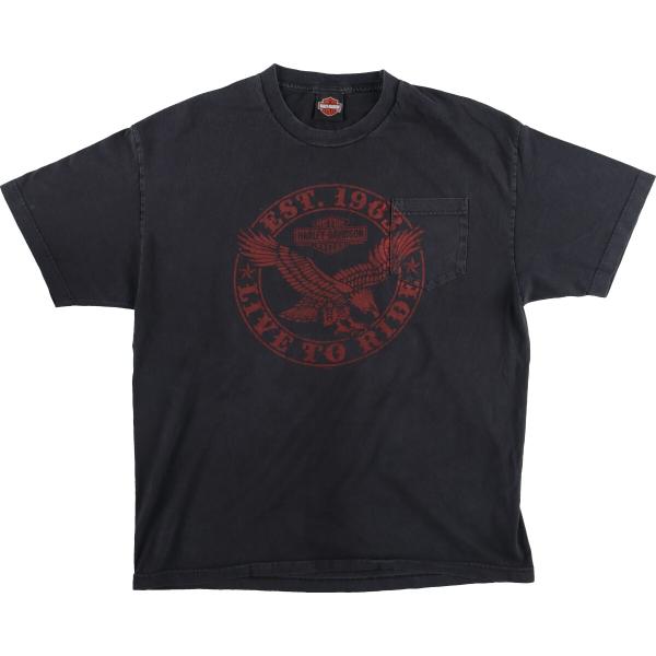 古着 ハーレーダビッドソン Harley-Davidson モーターサイクル バイクTシャツ メンズ...