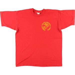 古着 90年代 U.S.M.C アメリカ海兵隊 ミリタリープリントTシャツ メンズL ヴィンテージ /eaa441792｜jamtrading1