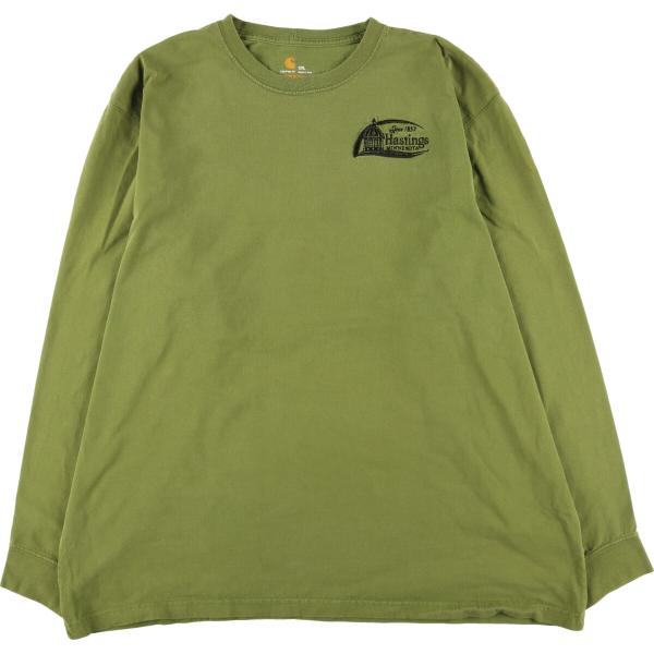 古着 カーハート Carhartt ORIGINAL FIT ロングTシャツ ロンT メンズXXL ...