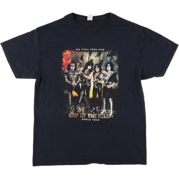 古着 フルーツオブザルーム FRUIT OF THE LOOM KISS キッス バンドTシャツ バ...