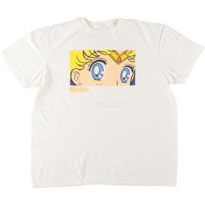 古着 SAILOR MOON 美少女戦士セーラームーン キャラクタープリントTシャツ メンズXL /eaa442937｜jamtrading1