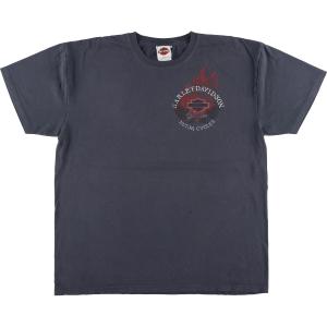 古着 ハーレーダビッドソン Harley-Davidson モーターサイクル バイクTシャツ メンズL /eaa443353｜jamtrading1