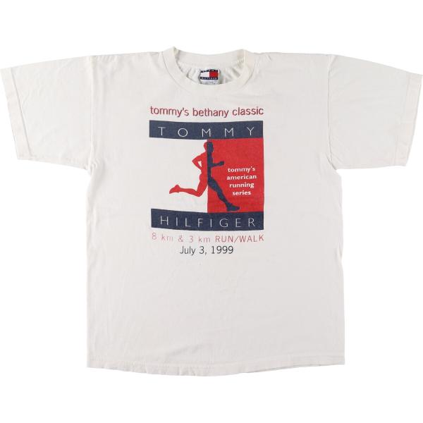 古着 90年代 トミーヒルフィガー TOMMY HILFIGER 半袖 プリントTシャツ USA製 ...