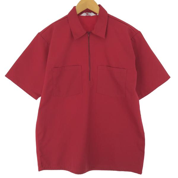 古着 90年代 ベンデイビス BEN DAVIS 半袖 ワークシャツ USA製 メンズM ヴィンテー...