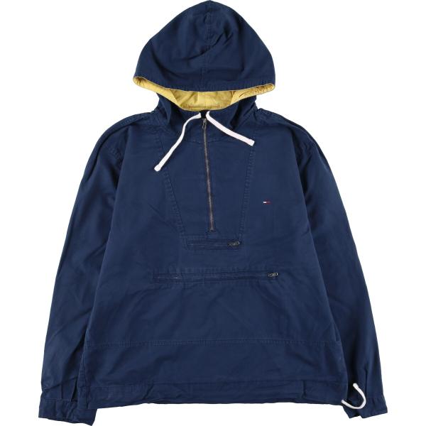 古着 トミーヒルフィガー TOMMY HILFIGER アノラックパーカー コットンパーカー メンズ...