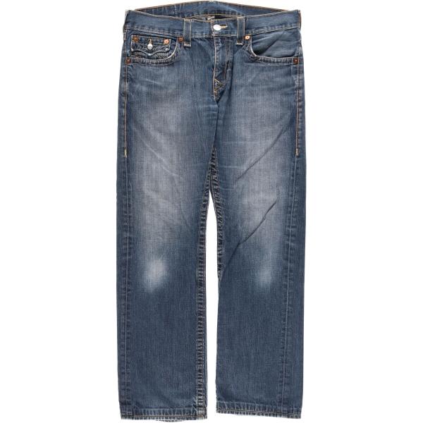 古着 TRUE RELIGION ストレートデニムパンツ メンズw36 /eaa444475