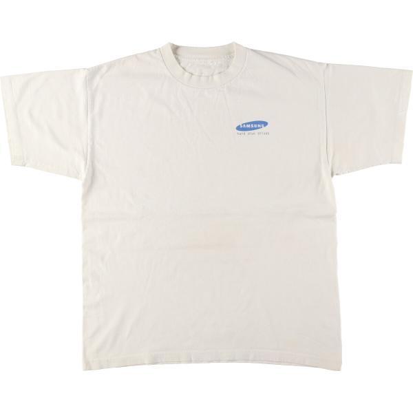 古着 90年代 SAMSUNG サムスン電子 アドバタイジングTシャツ メンズXL ヴィンテージ /...