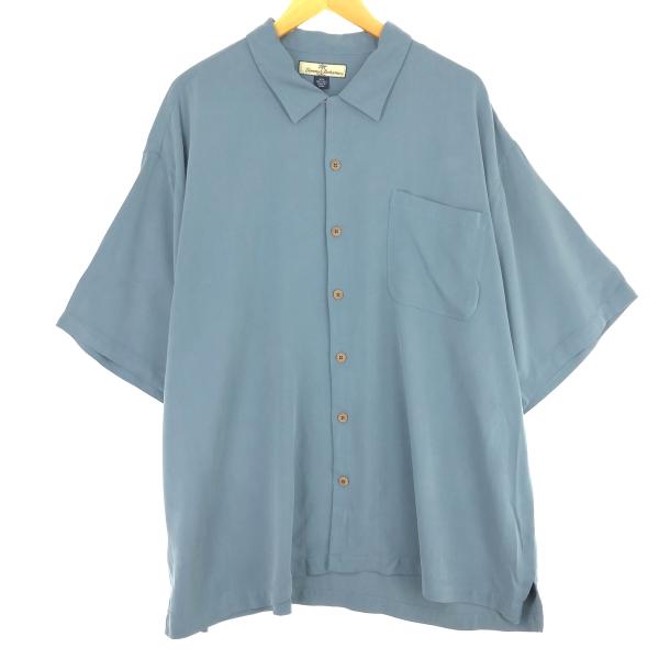 古着 TOMMY BAHAMA 半袖 オープンカラー ボックスシャツ メンズXXL /eaa4451...