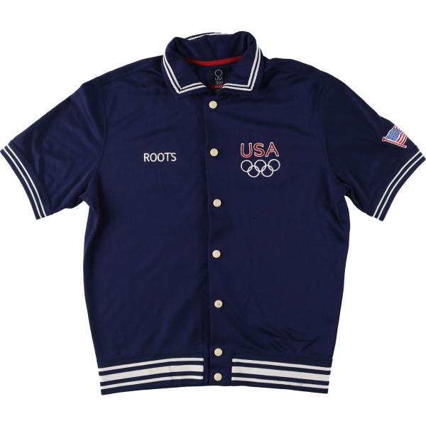 古着 ROOTS オリンピック USAチーム ゲームシャツ カナダ製 メンズM /eaa445660