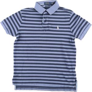 古着 ラルフローレン Ralph Lauren POLO RALPH LAUREN CUSTOM FIT 半袖 ボーダー ポロシャツ メンズM /eaa445794｜jamtrading1