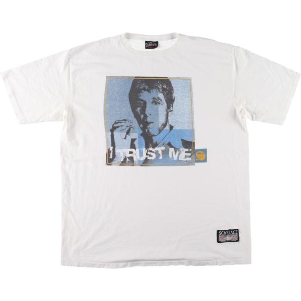 古着 ビッグサイズ 90年代~ Scarface スカーフェイス 映画 ムービーTシャツ USA製 ...