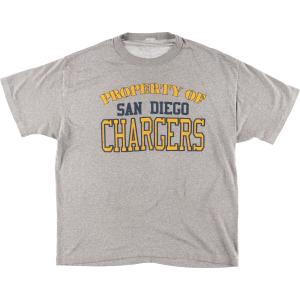 古着 90年代 NFL SAN DIEGO CHARGERS サンディエゴチャージャーズ スポーツプリントTシャツ メンズL ヴィンテージ /eaa445981｜jamtrading1