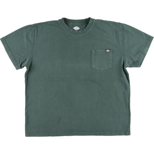 古着 ディッキーズ Dickies 半袖 ワンポイントロゴポケットTシャツ メンズXL /eaa44...