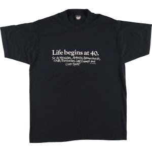 古着 90年代 スクリーンスターズ SCREEN STARS メッセージプリントTシャツ USA製 メンズXL ヴィンテージ /eaa447414｜jamtrading1