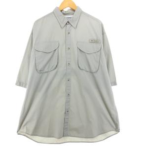 古着 コロンビア Columbia PFG ボタンダウン 半袖 フィッシングシャツ メンズXL /eaa447513｜jamtrading1