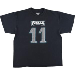 古着 TEAM APPAREL NFL PHILADELPHIA EAGLES フィラデルフィアイーグルス スポーツプリントTシャツ メンズXL /eaa447866｜jamtrading1