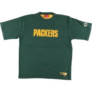 古着 NFL GREEN BAY PACKERS グリーンベイパッカーズ スポーツTシャツ メンズXL /eaa447871｜jamtrading1