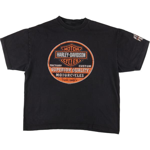 古着 ハーレーダビッドソン Harley-Davidson モーターサイクル バイクTシャツ メンズ...